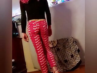 Stretch Pants And Practise Walk In Heels Need More Practice free video