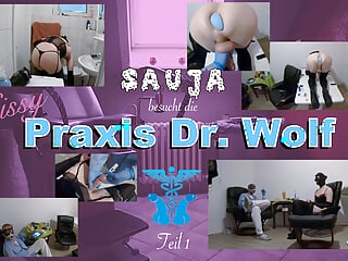 Dr. Prof. Wolf Part 1 - My First Visit At The Sissy-Doctor With Examination free video