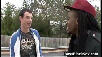 Blacks On Boys - Gay Interracial Hardcore Bareback Fuck 04 free video