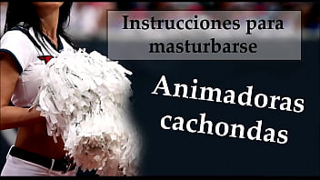 Una Animadora Hot Te Dice Como Masturbarte. Joi En Español free video