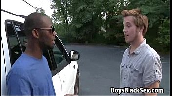 Blacks On Boys - Gay Bareback Interracial Fuck Scene 21 free video