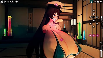 Kadobu [ Weird Hentai Game Pornplay ] Ep.1 A Half Train Half Human With Gigantic Tits Is Training Dildo Cocks free video
