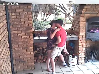 Spycam: Cc Tv Self Catering Accomodation Couple Fucking On Front Porch Of Nature Reserve free video