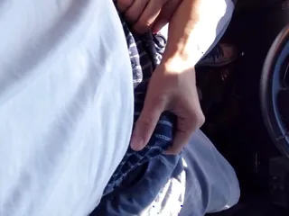 Mature Couple Cum Swallowing Without Deep Blowjob In The Daytime Parking Lot