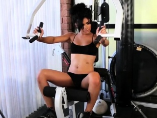 Fit Transbabe Works Out Before Jerking Cock free video